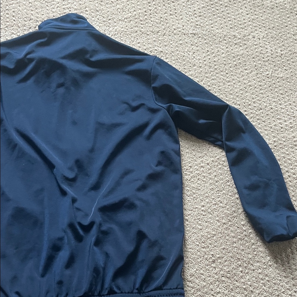 Adidas Navy Blue Tracksuit with White Stripes - Picture 6 of 10